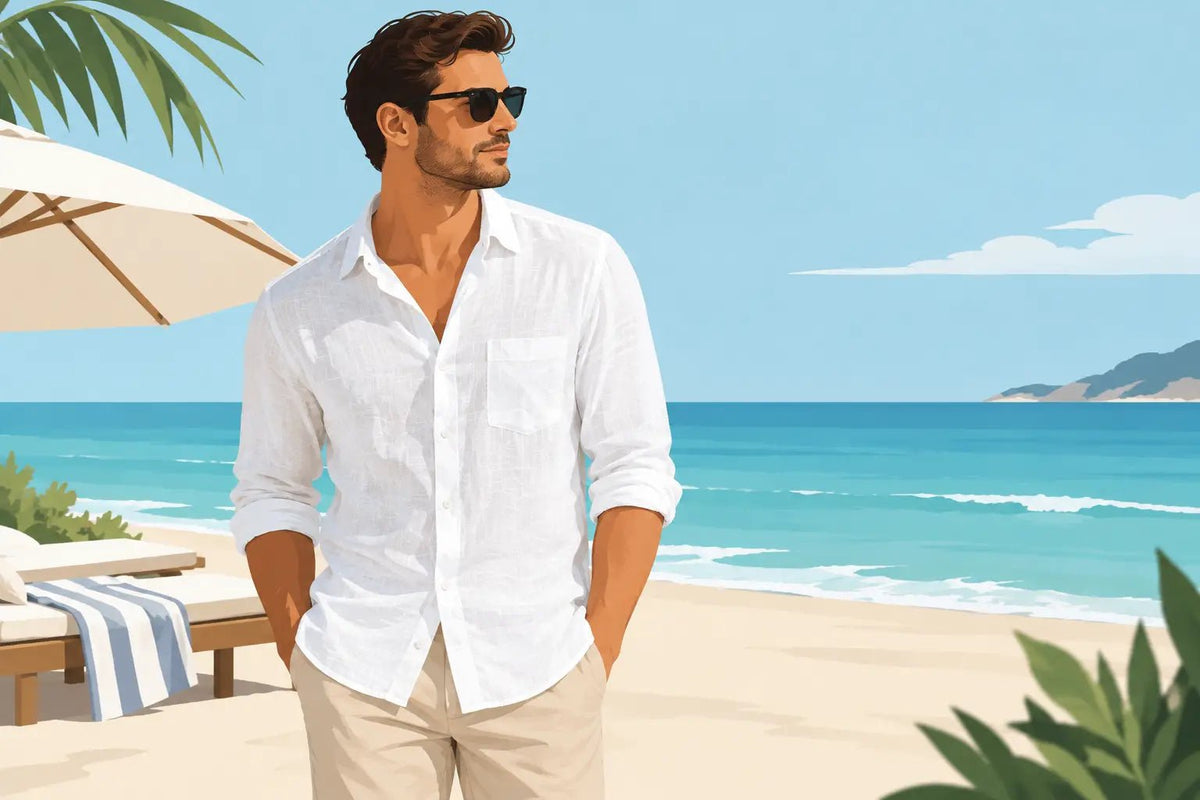 Are Linen Shirts Good for the Beach? Here's Why - Salty Bum