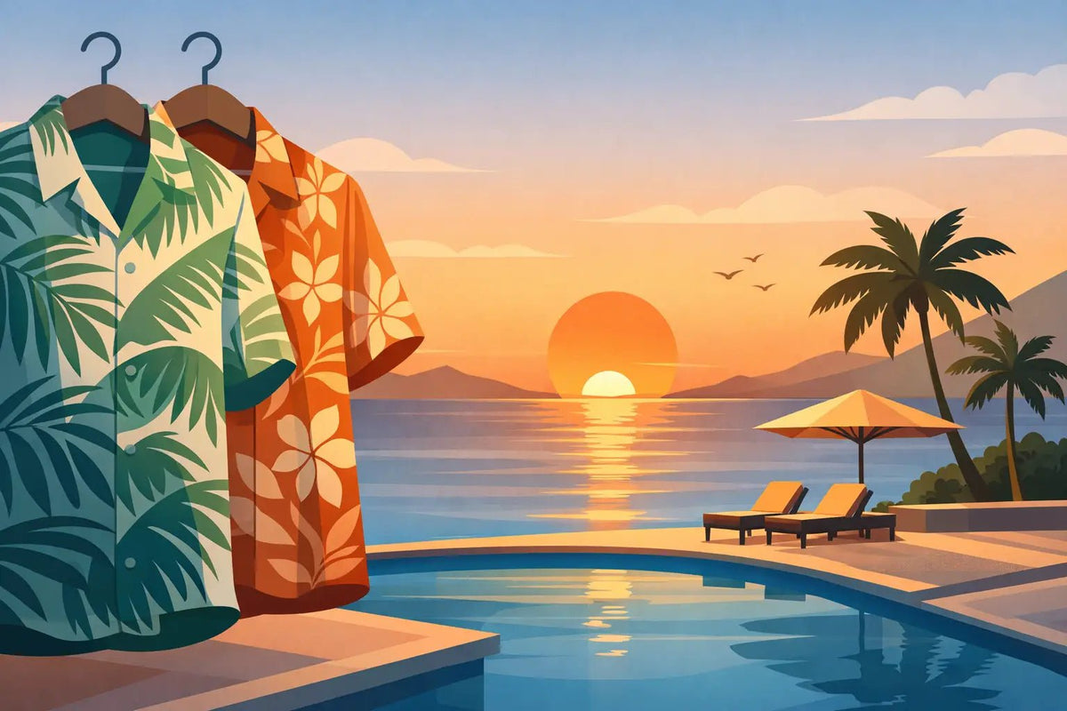 Casual Resort Shirts for the Long Way to Sunset - Salty Bum