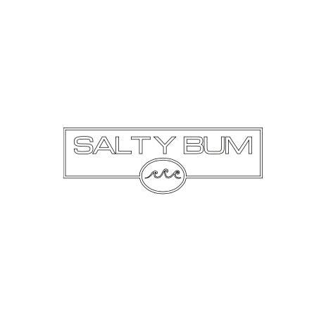 Chill Decal (4" x 12") White - Salty Bum