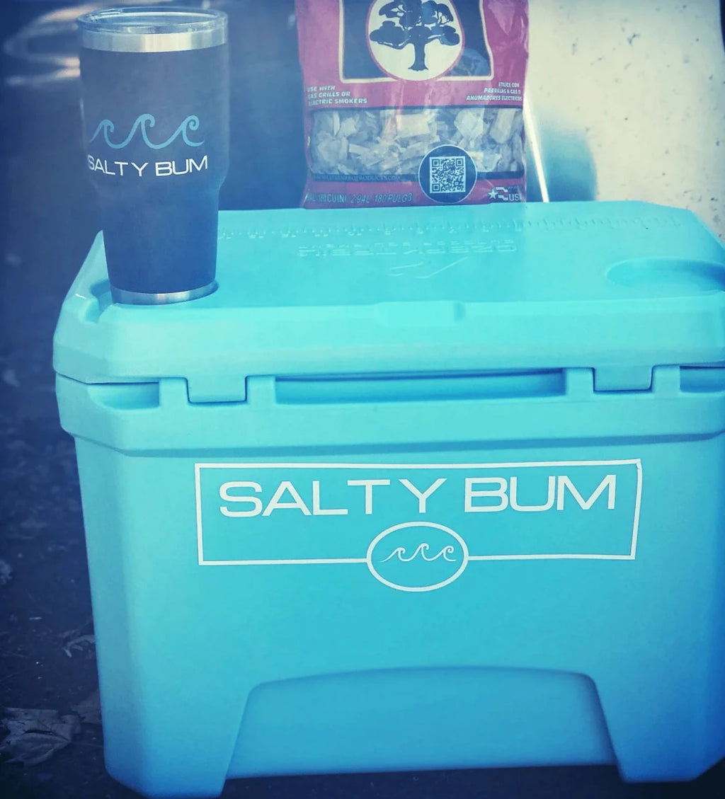 Chill Decal (4" x 12") White - Salty Bum