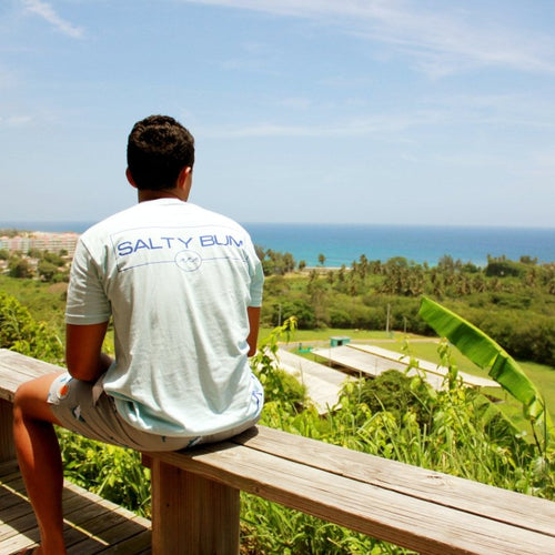 Chill Tee - Sky Blue Small - Salty Bum