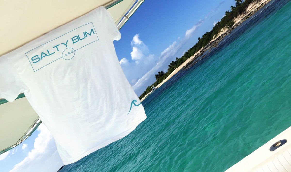 Chill Tee - White Small - Salty Bum