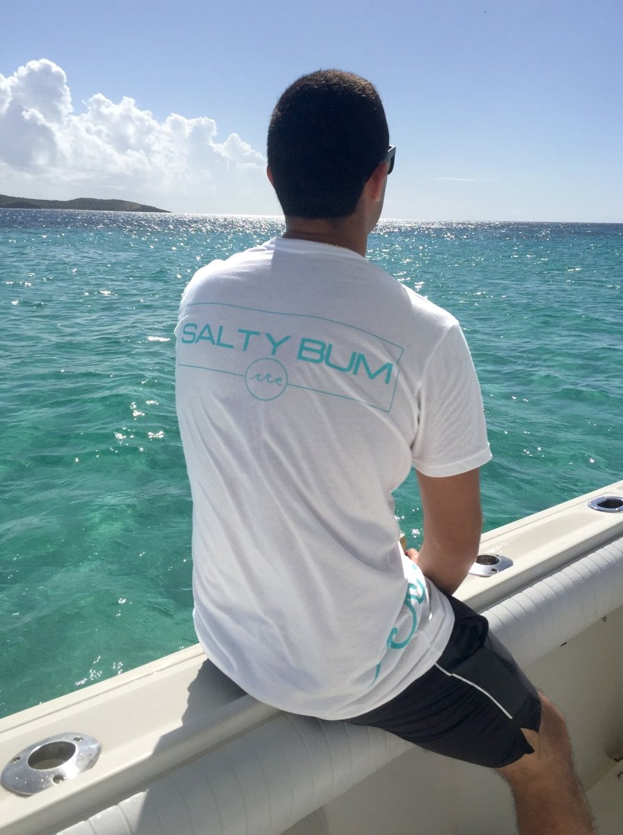 Chill Tee - White Small - Salty Bum