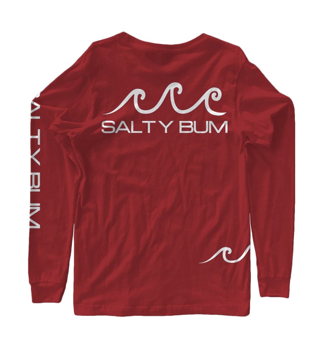 Costa Long Sleeve Tee - Red Small Red - Salty Bum