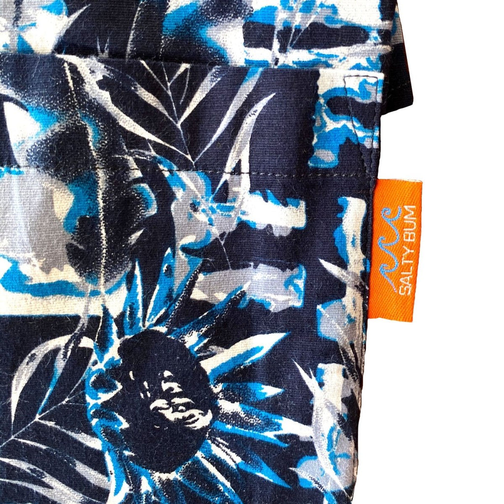 Life's a Palm - Navy Small Navy/Background - Salty Bum