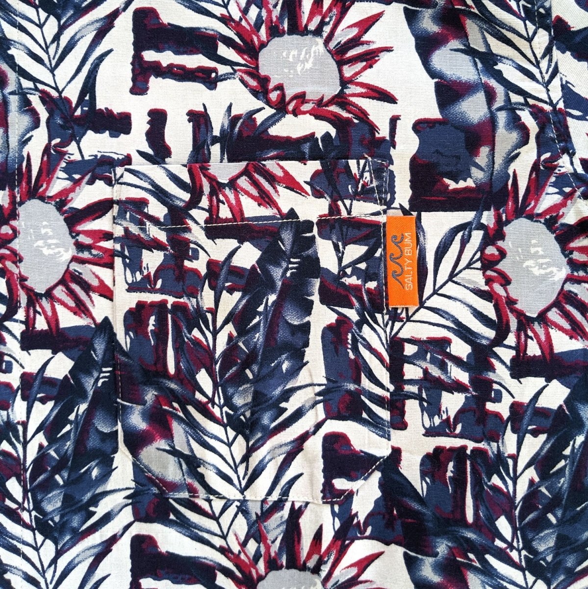 Life's a Palm - White Small White/Background - Salty Bum