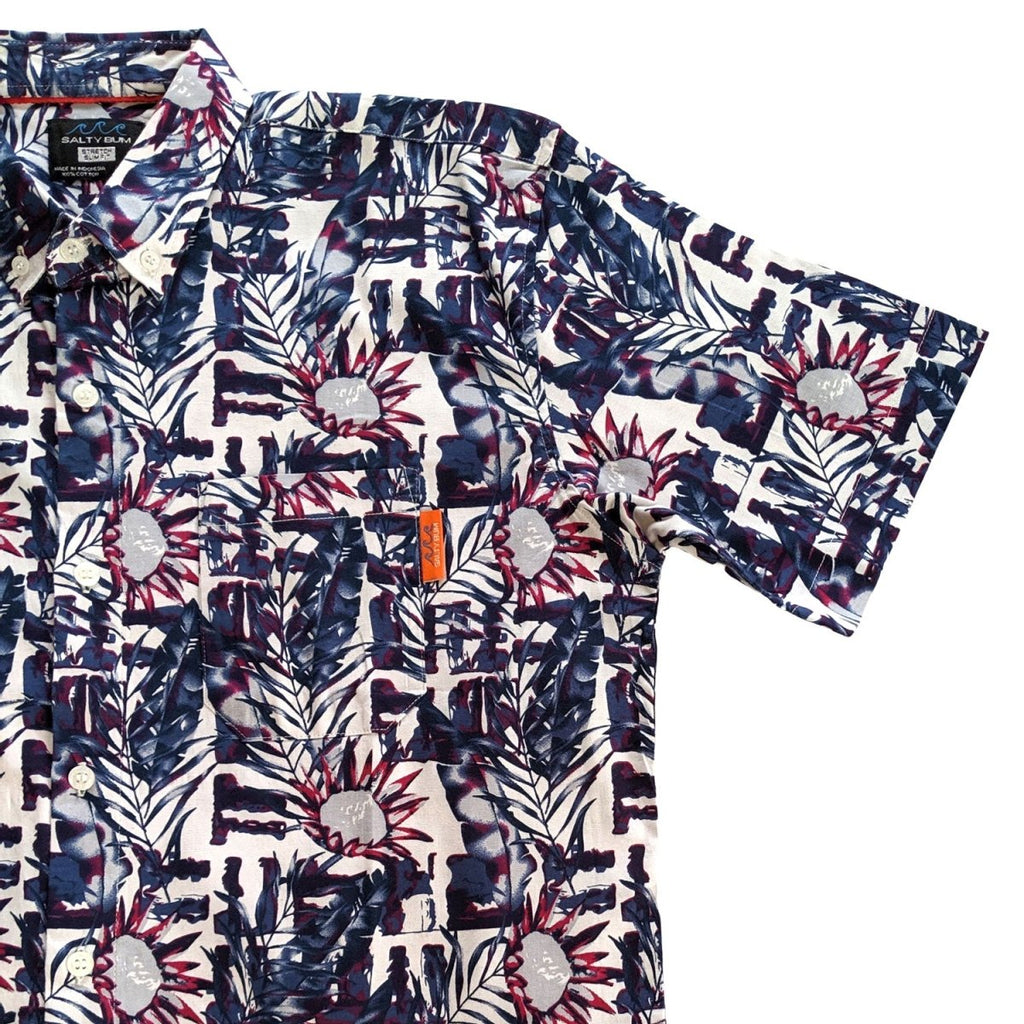 Life's a Palm - White Small White/Background - Salty Bum