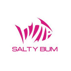 Salty Bum Fishin' Decal (6" x 8") Pink - Salty Bum