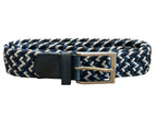 Salty Bum Stretchy Belt - Black/White/Blue S / 28 - 30 - Salty Bum