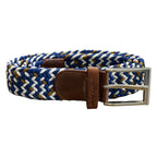 Salty Bum Stretchy Belt - Blue/Brown/White S / 28 - 30 - Salty Bum