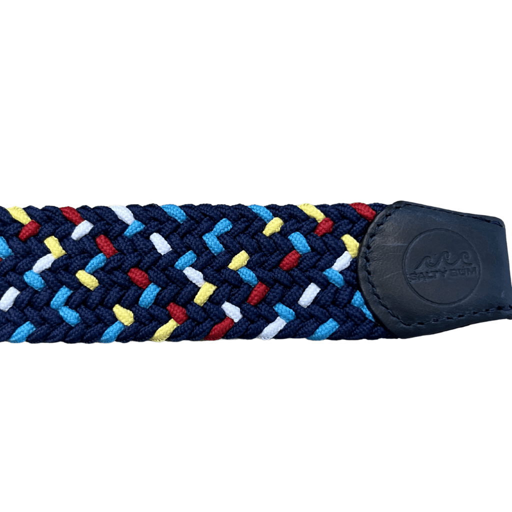 Salty Bum Stretchy Belt - Navy/Multi S / 28 - 30 - Salty Bum
