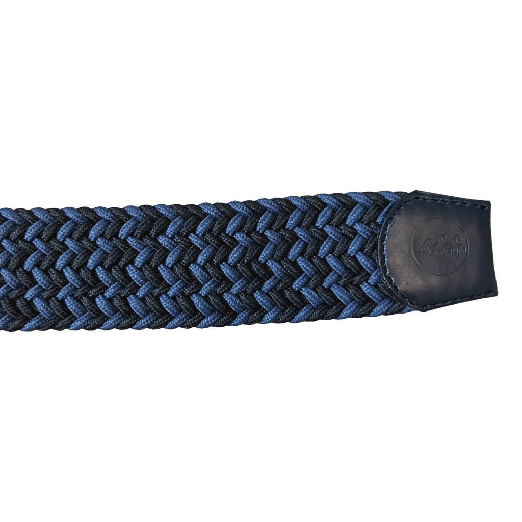 Salty Bum Stretchy Belt - Wide S / 28 - 30 Black/Blue - Salty Bum