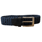 Salty Bum Stretchy Belt - Wide S / 28 - 30 Black/Blue - Salty Bum