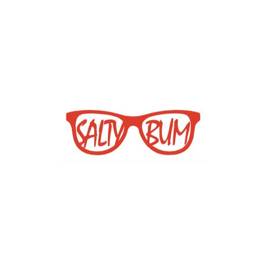 Salty Bum Sunny Days Decal (2"X 8") Blue - Salty Bum