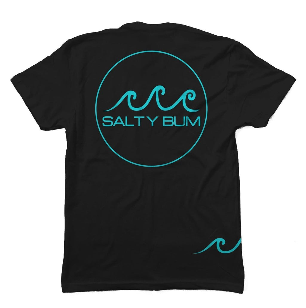 Salty Tee - Black Small - Salty Bum