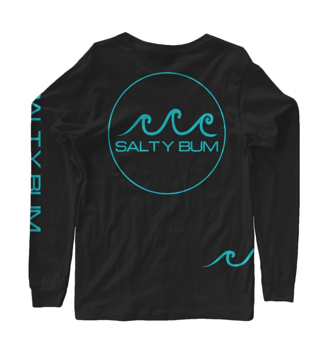The Ola Long Sleeve Tee - Black Small Black - Salty Bum