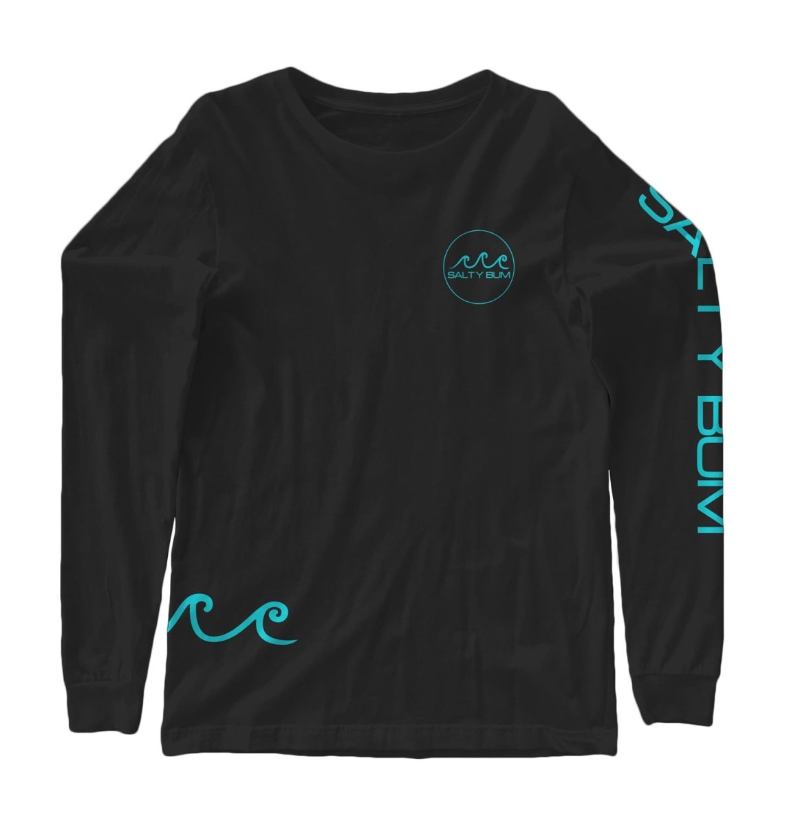 The Ola Long Sleeve Tee - Black Small Black - Salty Bum