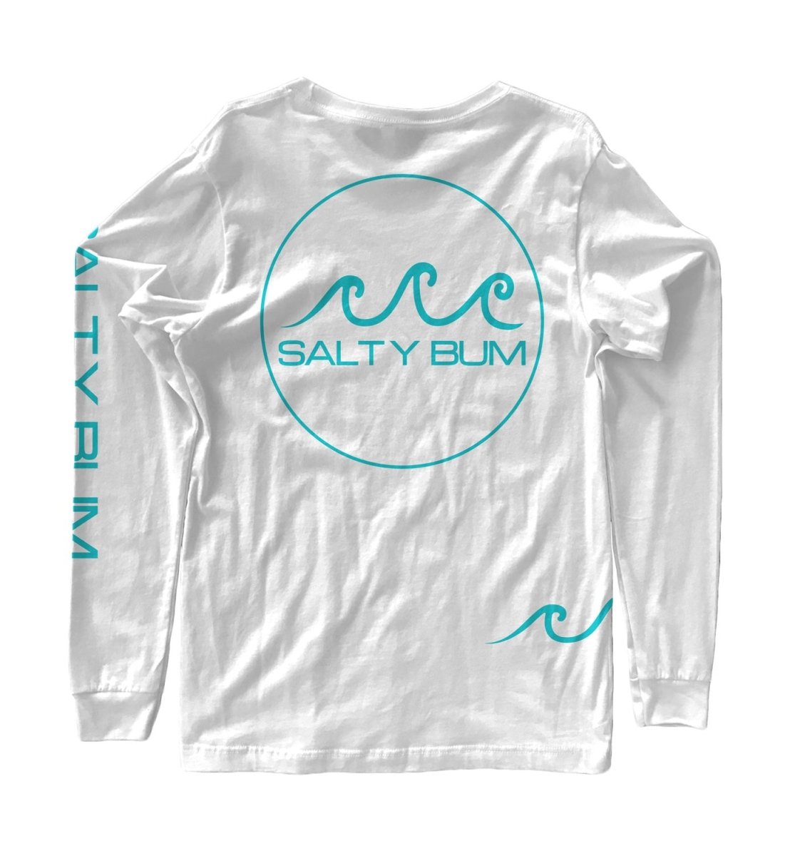 The Ola Long Sleeve Tee - White Small White - Salty Bum