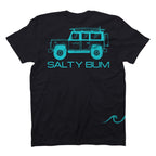 The Salty Bum Wanderer Tee - Black Small - Salty Bum