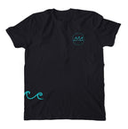 The Salty Bum Wanderer Tee - Black Small - Salty Bum