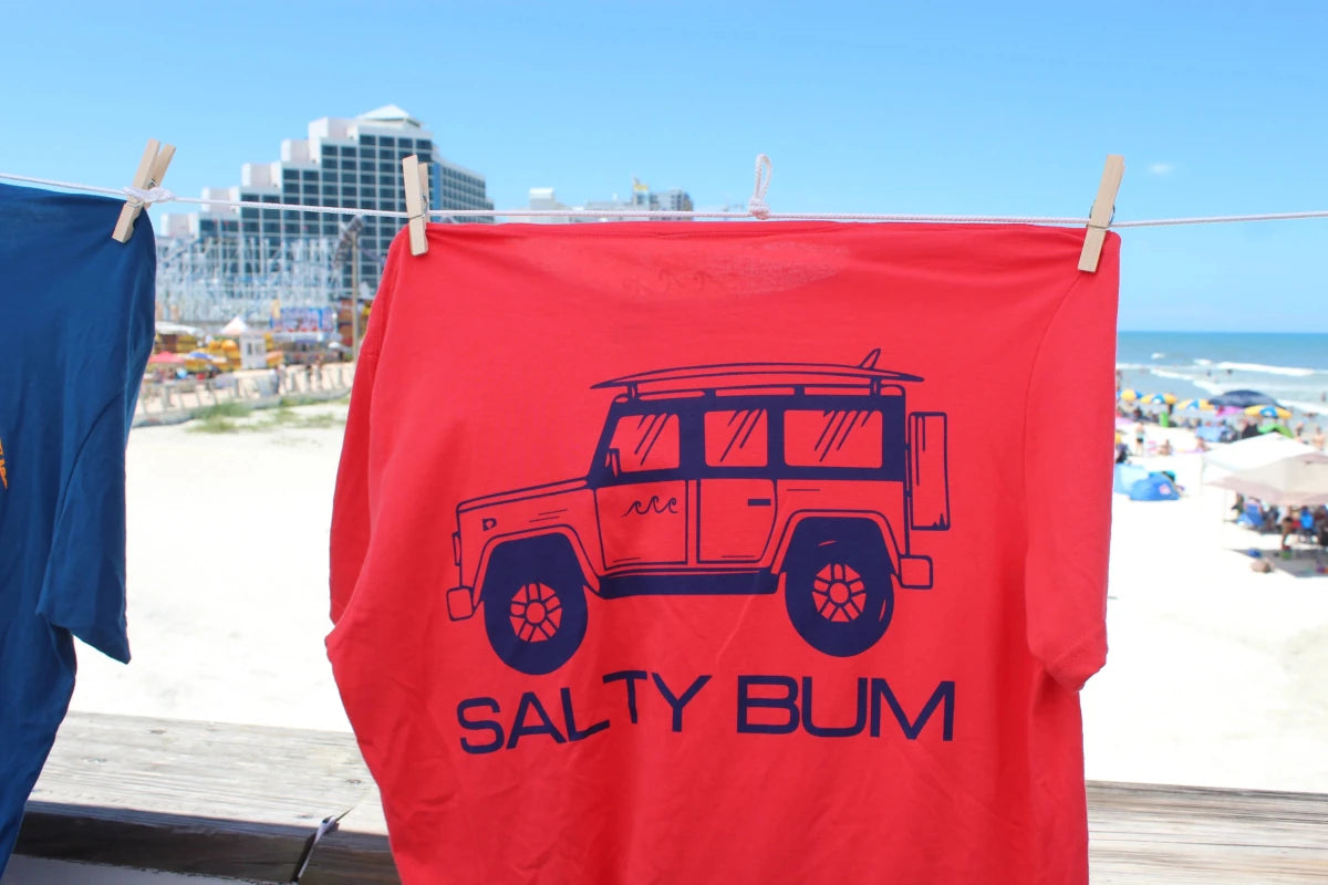 Wanderer Tee (Unisex) Coral S - Salty Bum