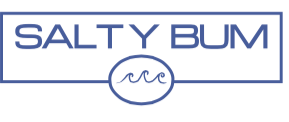 Salty Bum Chill Decal Blue