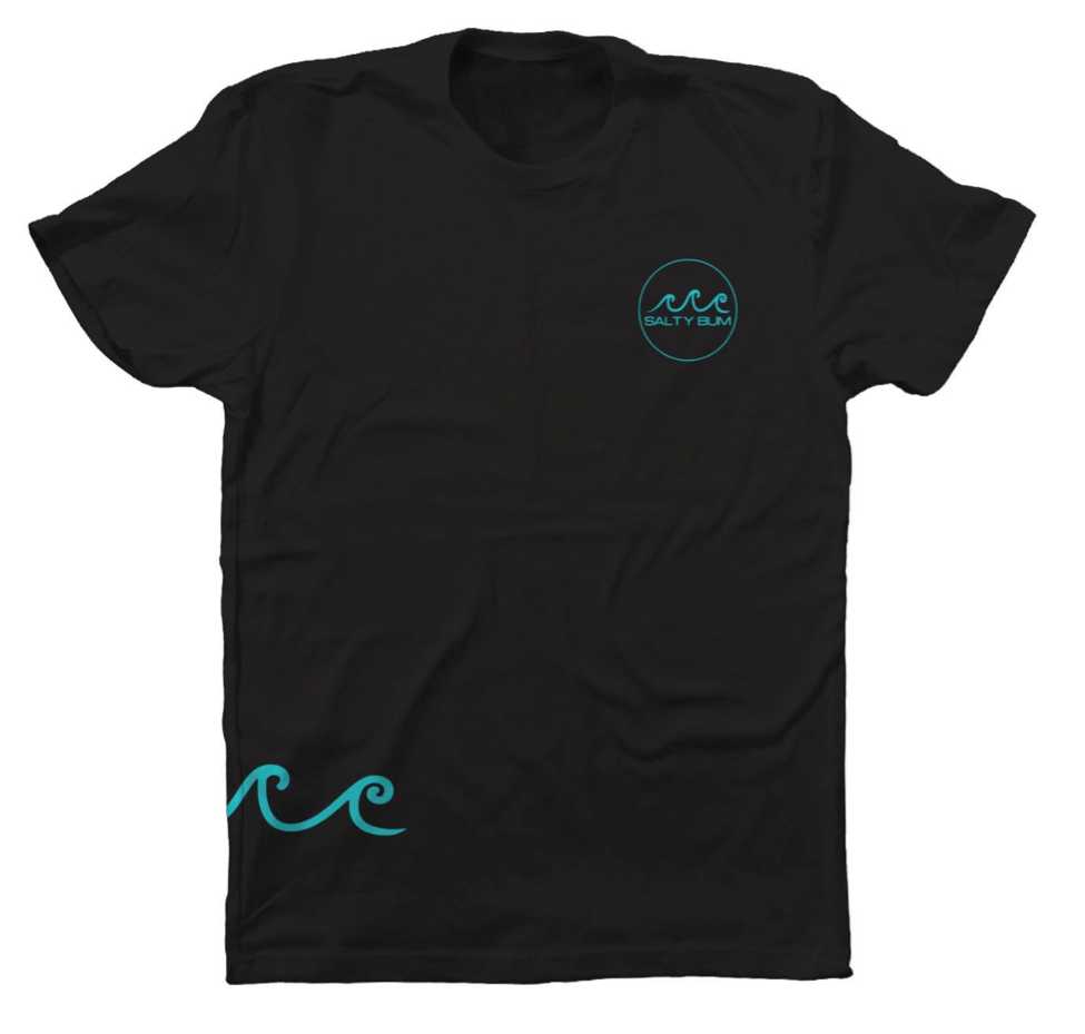 Chill Tee - Black Small Black - Salty Bum