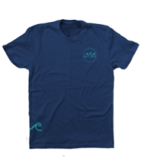 Chill Tee - Cool Blue Small - Salty Bum