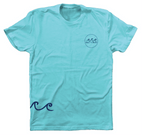 Chill Tee - Tahiti Blue Small - Salty Bum
