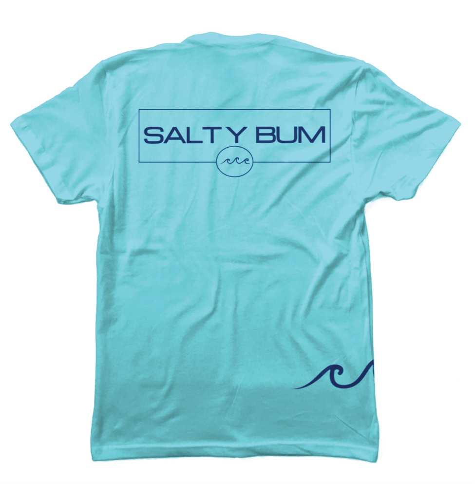 Chill Tee - Tahiti Blue Small - Salty Bum