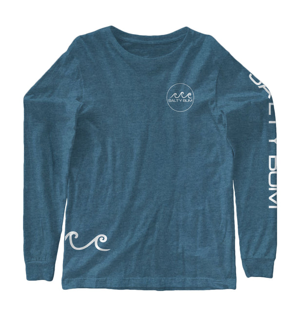 The Ola Long Sleeve Tee Heather Teal