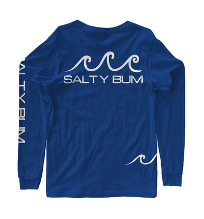 The Costas Long Sleeve Tee Royal Blue