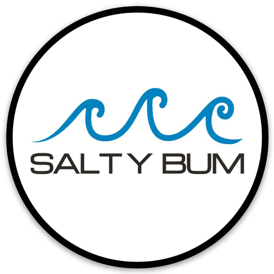 FREE Salty Bum Round Sticker 4" X 4" ($4 VALUE) - Salty Bum