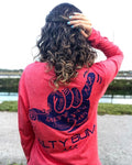 Ladies Long Sleeve Tee - Shaka Small - Salty Bum