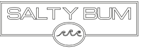 Salty Bum Chill Decal White - Salty Bum